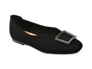 Pantofi EPICA negri, V1200, din piele intoarsa