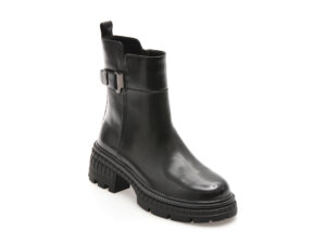 Ghete EPICA negre, 9305R, din piele naturala