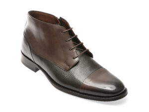 Ghete elegante LE COLONEL maro, 40929, din piele naturala