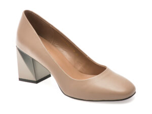 Pantofi EPICA gri, 4F3668, din piele naturala