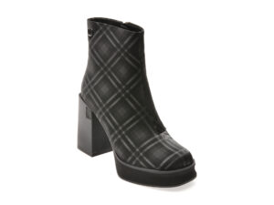Botine EPICA negre, 3013, din piele naturala