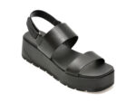 Sandale ALDO negre, THILA 004, din piele naturala