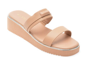 Papuci ALDO nude, FOURTH 270, din piele ecologica