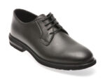 Pantofi OTTER negri, E1801, din piele naturala
