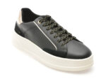 Pantofi GEOX negri, D46WVE, din piele naturala