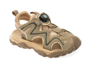 Sandale SELECTION KIDS kaki, 6002, din material textil