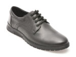 Pantofi OTTER negri, 555, din piele naturala