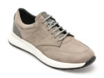 Pantofi OTTER gri, E2219, din nabuc