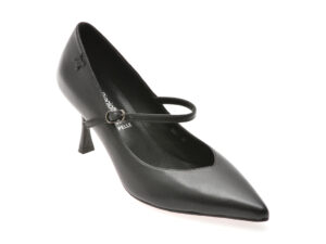 Pantofi eleganti LAURA BIAGIOTTI negri, 8821, din piele ecologica