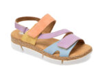 Sandale RIEKER multicolor, V2366, din piele ecologica