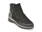 Ghete SUAVE negre, 19000, din piele intoarsa
