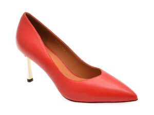 Pantofi eleganti EPICA rosii, E225, din piele naturala
