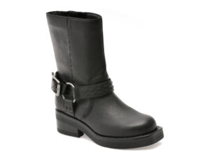 Ghete CLARKS negre, REBEUP, din piele naturala