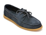 Mocasini CLARKS bleumarin, CLARKBAY GO, din piele intoarsa