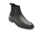 Ghete GEOX negre, U46G5A, din piele naturala