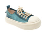 Pantofi GRYXX bleumarin, S126, din piele naturala