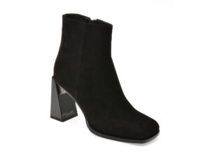 Ghete EPICA negre, 71650, din piele intoarsa