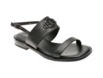 Sandale EPICA negre, 750503, din piele naturala