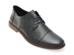 Pantofi RIEKER bleumarin, 13431, din piele naturala