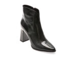 Botine EPICA negre, 22B643, din piele naturala lacuita