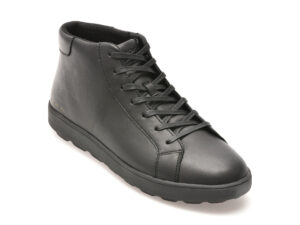 Ghete GEOX negre, U46GPA, din piele naturala