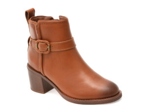Ghete CLARKS maro, CHAMTRI, din piele naturala