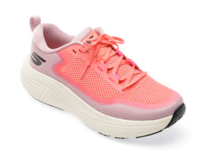 Pantofi sport SKECHERS roz, GO RUN SUPERSONIC MAX, din material textil