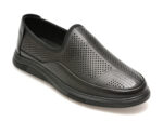 Pantofi OTTER negri, NR04, din piele naturala