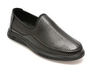 Pantofi OTTER negri, NR04, din piele naturala