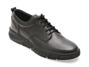 Pantofi OTTER negri, 229106, din piele naturala