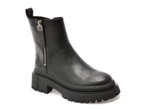 Ghete ALDO negre, RT4550, din piele naturala