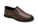 Mocasini OTTER maro, L24001, din piele naturala