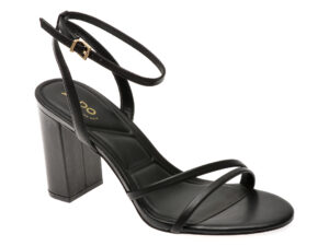 Sandale elegante ALDO negre, ROSALIND 001, din piele naturala