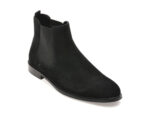 Ghete elegante ALDO negre, ZYDUS 007, din piele intoarsa
