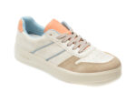 Pantofi RIEKER bej, M8410, din piele ecologica