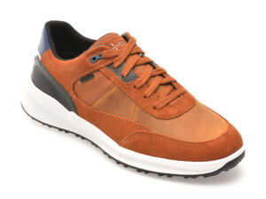 Pantofi sport GEOX maro, U36E0A, din piele naturala