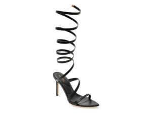 Sandale elegante ALDO negre, SPIRA 001, din piele ecologica
