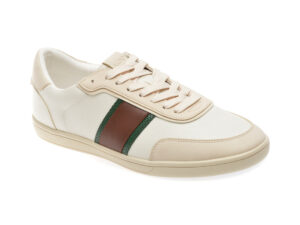 Pantofi ALDO albi, UPTOWN 068, din piele ecologica
