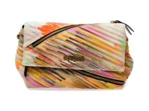Poseta DESIGUAL multicolor, SAXA04, din material textil