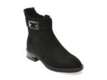 Ghete EPICA negre, H450B, din piele intoarsa