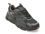 Pantofi sport PLEIN SPORT negri, 611, din material textil si piele ecologica