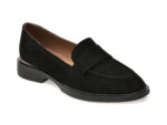 Mocasini EPICA negri, 1F6494, din piele intoarsa
