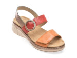 Sandale SUAVE multicolor, 18004, din piele naturala