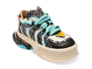 Pantofi GRYXX negri, 60777, din material textil