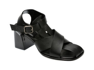 Sandale EPICA negre, 3352, din piele naturala