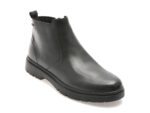 Ghete GEOX negre, U46HNC, din piele naturala