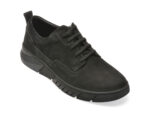 Pantofi OTTER negri, 2291061, din nabuc