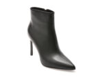 Botine elegante EPICA negre, E23278B, din piele naturala