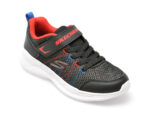Pantofi sport SKECHERS negri, SNAP SPRINTS 2.0, din material textil