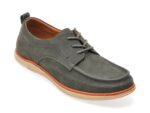 Mocasini OTTER gri, 323262, din piele naturala